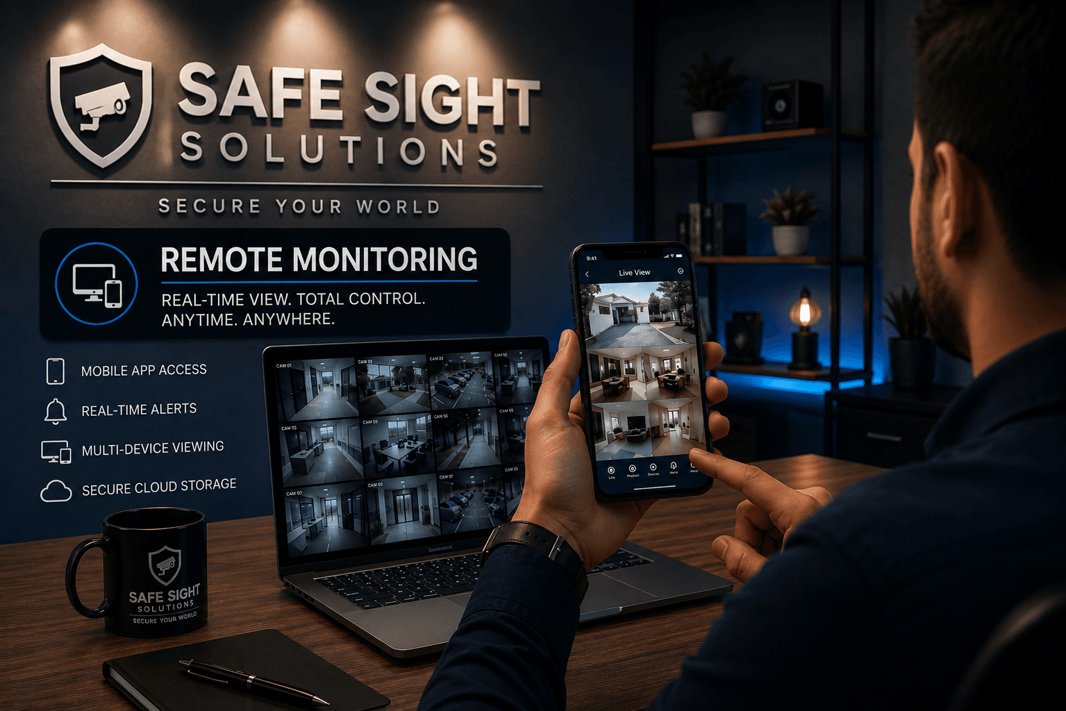 Remote Monitoring under CCTV Installation & Security Solutions in Hanamkonda