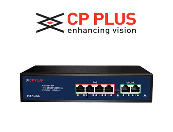 CP Plus 4 Port Giga PoE Switch (CP-DNW-GPU4G2-48) Rating is 5.0 out of five stars based on 15 reviews