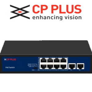 CP Plus 8 Port Giga PoE Switch for CCTV Surveillance